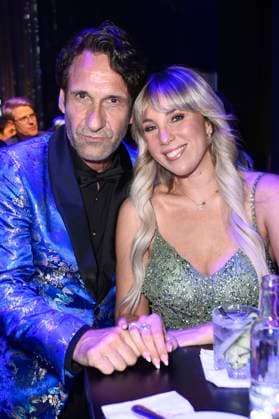 Falk-Willy Wild und Annemarie Eilfeld bei der 31. Verleihung der Goldenen Henne 2025 in der Leipziger Messe. Leipzig, 12.09.2025