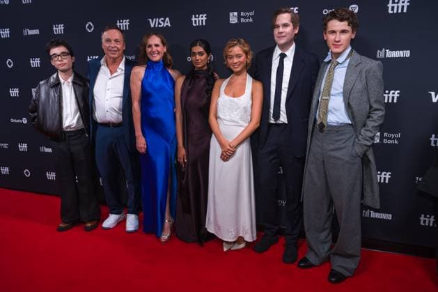 Red carpet for the 50th Toronto International Film Festival - Driver s Ed premiere Featuring: Aidan Laprete, Bobby Farrelly, Molly Shannon, Mohana Krishnan, Sophie Telegadis Thomas Moffett and Sam Nivola Where: Toronto, Canada When: 12 Sep 2025 Credit: Captive Camera Cover Images EDITORIAL USE ONLY. NOT FOR USE BY NEWSPAPERS BASED IN THE UK. Copyright: xx coverimg55083091