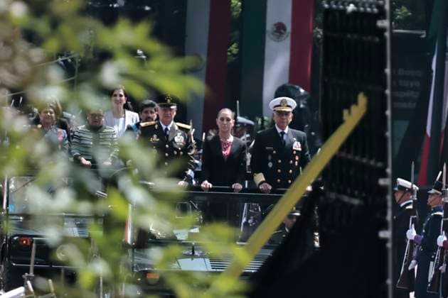 September 13, 2025, Mexico, Cdmx, Mexico: The 178th anniversary of the Heroic Deed of the Boy Heroes of Chapultepec was commemorated in Chapultepec Forest in Mexico City. The event was led by the President of Mexico, Claudia Sheimbaum, who performed an honor guard and called the roll of the cadets who fought at Chapultepec Castle against the US invasion. The cadets who lost their lives in this battle were JUAN DE LA BARRERA, AGUSTIN MELGAR, FERNANDO MONTES DE OCA, FRANCISCO MARQUEZ, VICENTE SUAREZ AND JUAN ESCUTIA, the latter was the one who took up the Mexican flag and jumped from Chapultepec Castle to prevent the US invaders from taking it. Mexico Mexico - ZUMAp204 20250913_zip_p204_053 Copyright: xJosuexPerezx