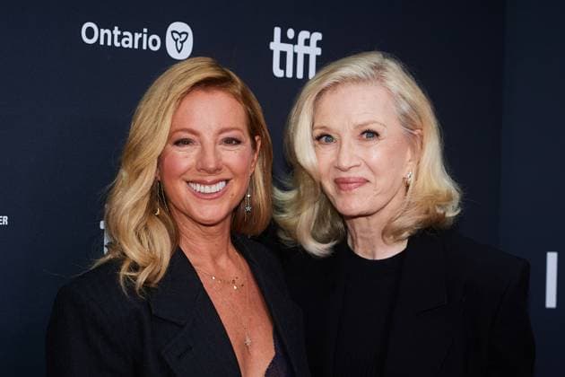 September 13, 2025, Toronto, On, Canada: Singer-songwriter Sarah McLachlan (left) and executive producer Diane Sawyer are photographed on the red carpet for the film Lilith Fair: Building a Mystery during the Toronto International Film Festival in Toronto, on Saturday, Sept. 13, 2025. Toronto Canada  - ZUMAc35_ 20250913_zaf_c35_027 Copyright: xSammyxKoganx