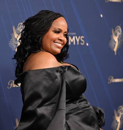 Natasha Rothwell arrives for the 77th annual Primetime Emmy Awards at the Peacock Theater in Los Angeles on Sunday, September 14, 2025.  LAP20250914105 CHISxCHEW