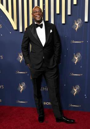Randall Winston arrives for the 77th annual Primetime Emmy Awards at the Peacock Theater in Los Angeles on Sunday, September 14, 2025.  LAP20250914796 JohnxMcCoy