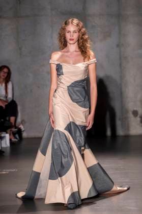 Bach Mai - Runway - Spring 2026, New York Fashion Week, USA - 14 Sep 2025 A model walks the runway for the Bach Mai fashion show during the Spring 2026 New York Fashion Week at Genesis House in New York City. New York United States Copyright: xRonxAdarx xSOPAxImagesx _radar_mai_20250914_21156
