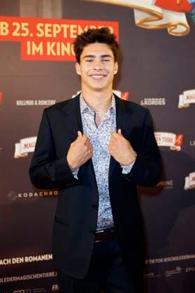 Loris Sichrovsky bei der Premiere des Kinofilms Die Schule der magischen Tiere 4 in der Lichtburg. Essen, 14.09.2025
