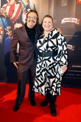 Meltem Kaptan mit Ehemann Daniel Holl bei der Premiere des Kinofilms Die Schule der magischen Tiere 4 in der Lichtburg. Essen, 14.09.2025
