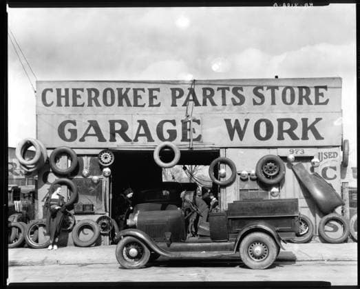 Auto parts shop. Atlanta, Georgia - digital file from original neg. Library of Congress  Copyright: xx 6239-70846541 RECORD DATE NOT STATED