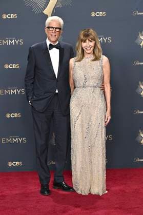 Ted Danson und Mary Steenburgen, die Preisträger des Bob Hope Humanitarian Award, beim Preisträger-Photocall der 77. Primetime Emmy Awards 2025 im Peacock Theater. Los Angeles, 14.09.2025