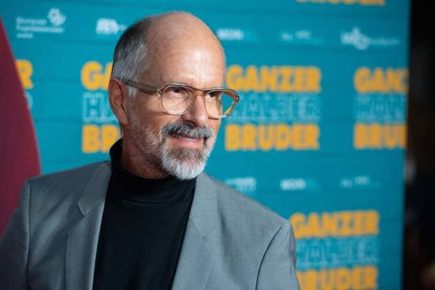 Christoph Maria HERBST, Schauspieler, Roter Teppich, Red Carpet Show, Ankunft, arrival, Filmpremiere GANZER HALBER BRUDER am 15.09.2025 im Cinedom-Kino in Koeln,