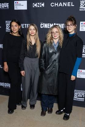 La Tour de glace Paris Film Premiere Valentina Vezzoso, Lilas-Rose Gilbert, Marine Gesber, Clara Pacini attends La Tour de glace Paris Film Premiere at La Cinematheque Francaise on Septembre 15, 2025 in Paris, France. Photo by Nasser Berzane ABACAPRESS.COM Paris France  Copyright: xBerzanexNasser ABACAx