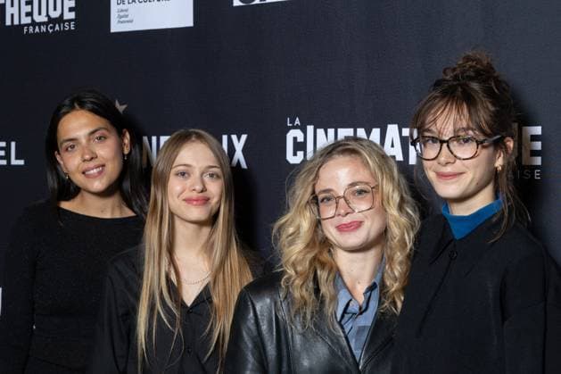 La Tour de glace Paris Film Premiere Valentina Vezzoso, Lilas-Rose Gilbert, Marine Gesber, Clara Pacini attends La Tour de glace Paris Film Premiere at La Cinematheque Francaise on Septembre 15, 2025 in Paris, France. Photo by Nasser Berzane ABACAPRESS.COM Paris France  Copyright: xBerzanexNasser ABACAx