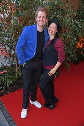 Johannes Heinrichs mit Freundin Nadja Jo Klapper bei der Weltpremiere des Amazon MGM Studios Film DER TIGER im Kino in der Kulturbrauerei in Berlin am 15.09.2025
