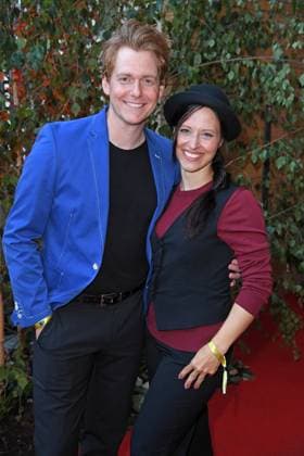 Johannes Heinrichs mit Freundin Nadja Jo Klapper bei der Weltpremiere des Amazon MGM Studios Film DER TIGER im Kino in der Kulturbrauerei in Berlin am 15.09.2025