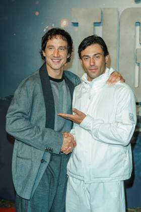 Weltpremiere - Der Tiger - Laurence Rupp und Aaron Altaras bei der Weltpremiere Der Tiger im Kino in der Kulturbrauerei am 15.09.2025 in Berlin. Copyright: xEventpressxKochanx