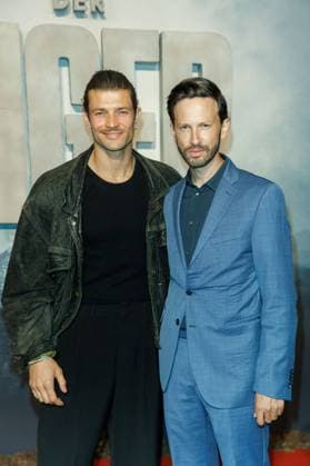 Weltpremiere - Der Tiger - Eugen Bauder und Franz Dinda bei der Weltpremiere Der Tiger im Kino in der Kulturbrauerei am 15.09.2025 in Berlin. Copyright: xEventpressxKochanx