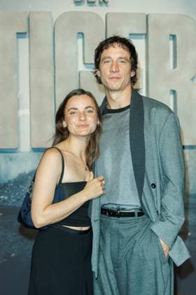 Weltpremiere - Der Tiger - Paula Schramm und Laurence Rupp bei der Weltpremiere Der Tiger im Kino in der Kulturbrauerei am 15.09.2025 in Berlin. Copyright: xEventpressxKochanx