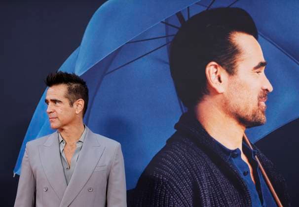 Colin Farrell arrives on the red carpet at the A Big Bold Beautiful Journey New York Premiere at AMC Lincoln Square Theater on Monday, September 15, 2025 in New York City  NYP20250915179 JOHNxANGELILLO