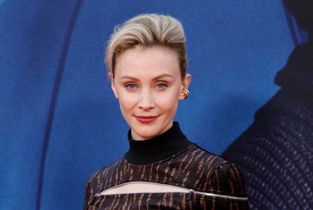 Sarah Gadon arrives on the red carpet at the A Big Bold Beautiful Journey New York Premiere at AMC Lincoln Square Theater on Monday, September 15, 2025 in New York City  NYP20250915178 JOHNxANGELILLO