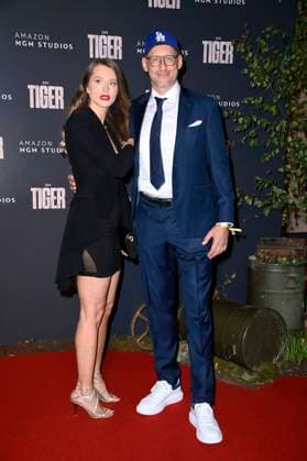 Antonia Sitak und Frank Kusche bei der Premiere des Kinofilms Der Tiger im Kino In der KulturBrauerei. Berlin, 15.09.2025