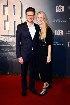 Dennis Gansel mit Ehefrau Ann-Kristin bei der Premiere des Kinofilms Der Tiger im Kino In der KulturBrauerei. Berlin, 15.09.2025