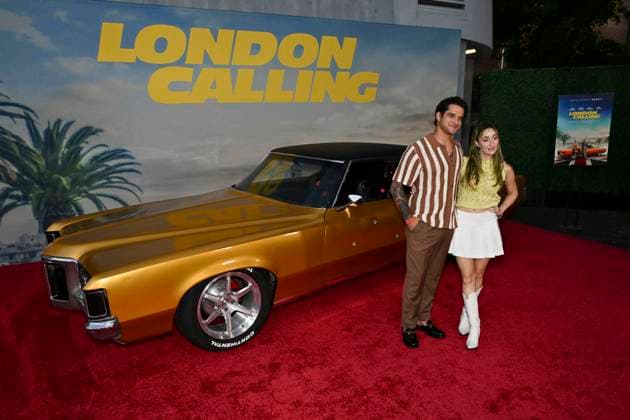September 15, 2025, Hollywood, California, USA: TYLER POSEY and PHEM POSEY attends the Los Angeles Premiere of London Calling. Hollywood USA - ZUMAb173 20250915_aap_b173_026 Copyright: xBillyxBennightx