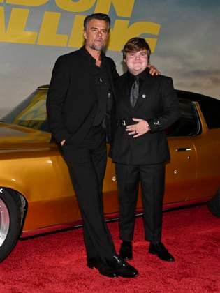 September 15, 2025, Hollywood, California, USA: Actor JOSH DUHAMEL and actor JEREMY RAY TAYLOR attend the Los Angeles Premiere of London Calling. Hollywood USA - ZUMAb173 20250915_aap_b173_034 Copyright: xBillyxBennightx