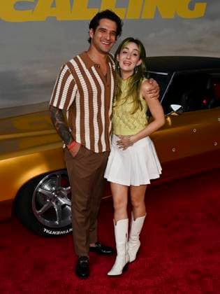 September 15, 2025, Hollywood, California, USA: TYLER POSEY and PHEM POSEY attends the Los Angeles Premiere of London Calling. Hollywood USA - ZUMAb173 20250915_aap_b173_040 Copyright: xBillyxBennightx