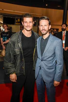 abb Eugen Bauder und Franz Dinda zu Gast auf dem roten Teppich bei der Welt Premiere des Amazon Films Der Tiger im Kino in der Kulturbrauerei, Berlin am 15.09.2025