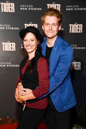 abb Johannes Heinrichs und Nadja Jo Klapper zu Gast auf dem roten Teppich bei der Welt Premiere des Amazon Films Der Tiger im Kino in der Kulturbrauerei, Berlin am 15.09.2025