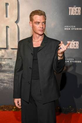 abb David Schuetter zu Gast auf dem roten Teppich bei der Welt Premiere des Amazon Films Der Tiger im Kino in der Kulturbrauerei, Berlin am 15.09.2025