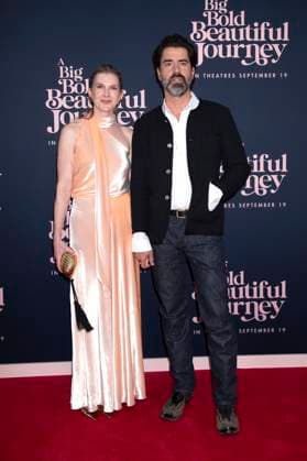 Lily Rabe mit Partner Hamish Linklater bei der Premiere des Kinofilms A Big Bold Beautiful Journey im AMC Lincoln Square. New York, 15.09.2025