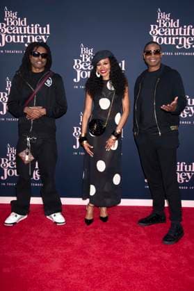Shim Fresh, Janell Snowden und Doug E. Fresh bei der Premiere des Kinofilms A Big Bold Beautiful Journey im AMC Lincoln Square. New York, 15.09.2025