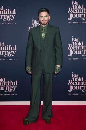 Adam Lambert bei der Premiere des Kinofilms A Big Bold Beautiful Journey im AMC Lincoln Square. New York, 15.09.2025