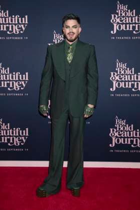 Adam Lambert bei der Premiere des Kinofilms A Big Bold Beautiful Journey im AMC Lincoln Square. New York, 15.09.2025