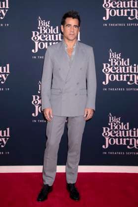Colin Farrell bei der Premiere des Kinofilms A Big Bold Beautiful Journey im AMC Lincoln Square. New York, 15.09.2025