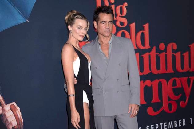 Margot Robbie und Colin Farrell bei der Premiere des Kinofilms A Big Bold Beautiful Journey im AMC Lincoln Square. New York, 15.09.2025
