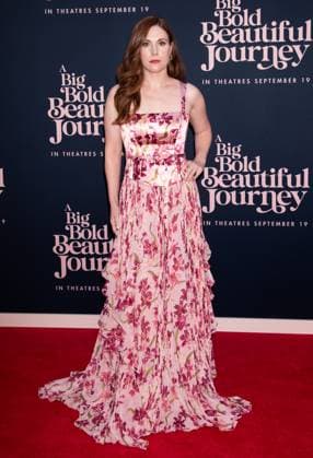 Red Carpet arrivals for the New York premiere of A Big Bold Beautiful Journey Featuring: Karah Donovan Where: New York, New York, United States When: 15 Sep 2025 Credit: Janet Mayer INSTARimages.com EDITORIAL USE ONLY. NOT FOR USE BY NEWSPAPERS BASED IN THE UK. Copyright: xx instar55094156