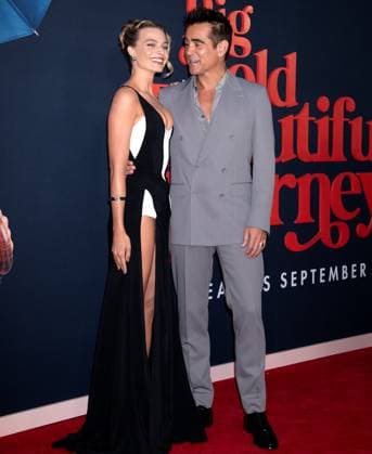 Red Carpet arrivals for the New York premiere of A Big Bold Beautiful Journey Featuring: Margot Robbie, Colin Farrell Where: New York, New York, United States When: 15 Sep 2025 Credit: Janet Mayer INSTARimages.com EDITORIAL USE ONLY. NOT FOR USE BY NEWSPAPERS BASED IN THE UK. Copyright: xx instar55094196