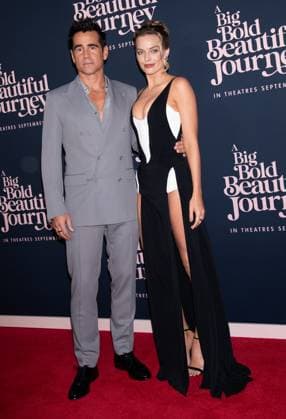 Red Carpet arrivals for the New York premiere of A Big Bold Beautiful Journey Featuring: Margot Robbie, Colin Farrell Where: New York, New York, United States When: 15 Sep 2025 Credit: Janet Mayer INSTARimages.com EDITORIAL USE ONLY. NOT FOR USE BY NEWSPAPERS BASED IN THE UK. Copyright: xx instar55094203