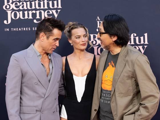 Red Carpet arrivals for the New York premiere of A Big Bold Beautiful Journey Featuring: Colin Farrell, Margot Robbie, Kogonada Where: New York, New York, United States When: 15 Sep 2025 Credit: Janet Mayer INSTARimages.com EDITORIAL USE ONLY. NOT FOR USE BY NEWSPAPERS BASED IN THE UK. Copyright: xx instar55094364