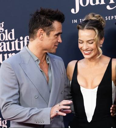 Red Carpet arrivals for the New York premiere of A Big Bold Beautiful Journey Featuring: Colin Farrell, Margot Robbie Where: New York, New York, United States When: 15 Sep 2025 Credit: Janet Mayer INSTARimages.com EDITORIAL USE ONLY. NOT FOR USE BY NEWSPAPERS BASED IN THE UK. Copyright: xx instar55094366