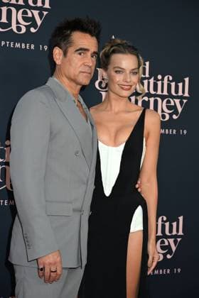 The US Premier of A Big Bold Beautiful Journey Colin Farell and Margot Robbie in a Mugler black dress attends The US Premier of A Big Bold Beautiful Journey on September 15, 2025 at the AMC Lincoln Square in New York, New York, USA., Credit:Robin Platzer Avalon United States of America, New York, New York  Copyright: xRobinxPlatzerx xAvalonx 1037675724