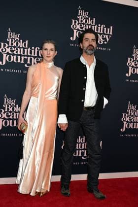 The US Premier of A Big Bold Beautiful Journey Lily Rabe and Hamish Linklater attend The US Premier of A Big Bold Beautiful Journey on September 15, 2025 at the AMC Lincoln Square in New York, New YOrk, USA., Credit:Robin Platzer Avalon United States of America, New York, New York  Copyright: xRobinxPlatzerx xAvalonx 1037689872