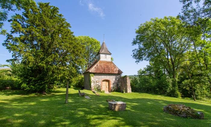 The Church of the Good Shepherd on the South Downs at Lullington, East Sussex, United Kingdom Copyright: BarryxDavis 1358-738