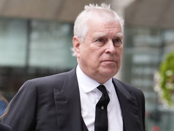 . 16 09 2025. London, United Kingdom. Prince Andrew and Sarah Ferguson arriving for the Duchess of Kent funeral at Westminster Cathedral in London.  xPicturexbyxi-Imagesx xPoolx IIM-26232-0158