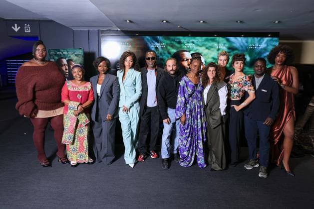 Muganga Premiere - Paris Déborah Lukumuena, Stella Kitoga, Babetida Sadjo, Manon Bresch, Isaach de Bankolé, Vincent Macaigne, Isaach de Bankolé, Marie-Helene Roux and Agathe de La Boulaye attend the photocall for the premiere of Muganga held at the UGC Les Halles in Paris, France on September 16, 2025. Photo by David Boyer ABACAPRESS.COM Paris France  Copyright: xBoyerxDavid ABACAx