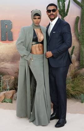 One Battle after Another Premeire in London, UK - 16 Sep 2025 Teyana Taylor and Aaron Pierre attend the One Battle After Another London Premiere at Odeon Luxe Leicester Square. London United Kingdom Copyright: xFredxDuvalx xSOPAxImagesx FD_One_Battle_04