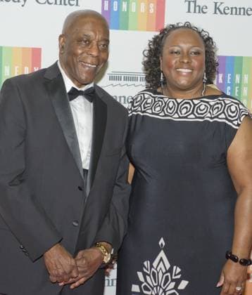 2013 Kennedy Center Honors Gala Dinner Dec. 7, 2013 - Washington, District of Columbia, United States of America - Buddy Guy, and his daughter Carlise Guy, arrive for the formal Artist s Dinner honoring the recipients of the 2013 Kennedy Center Honors hosted by United States Secretary of State John F. Kerry at the U.S. Department of State in Washington, D.C. on Saturday, December 7, 2013. The 2013 honorees are: opera singer Martina Arroyo; pianist, keyboardist, bandleader and composer Herbie Hancock; pianist, singer and songwriter Billy Joel; actress Shirley MacLaine; and musician and songwriter Carlos Santana..Credit: Ron Sachs CNP Copyright: xRonxSachsx