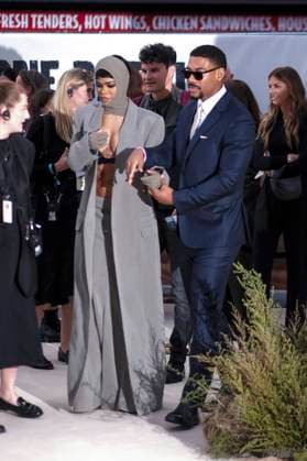 Teyana Taylor und Aaron Pierre bei der Premiere des Kinofilms One Battle After Another im Odeon Luxe Leicester Square. London, 16.09.2025