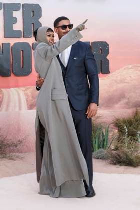 Teyana Taylor und Aaron Pierre bei der Premiere des Kinofilms One Battle After Another im Odeon Luxe Leicester Square. London, 16.09.2025
