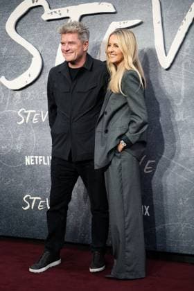 September 16, 2025, London, United Kingdom: Alan Moloney and his wife attend the Steve UK Premiere at the Curzon Mayfair. London United Kingdom - ZUMAs197 20250916_aaa_s197_561 Copyright: xLounisxTiarx